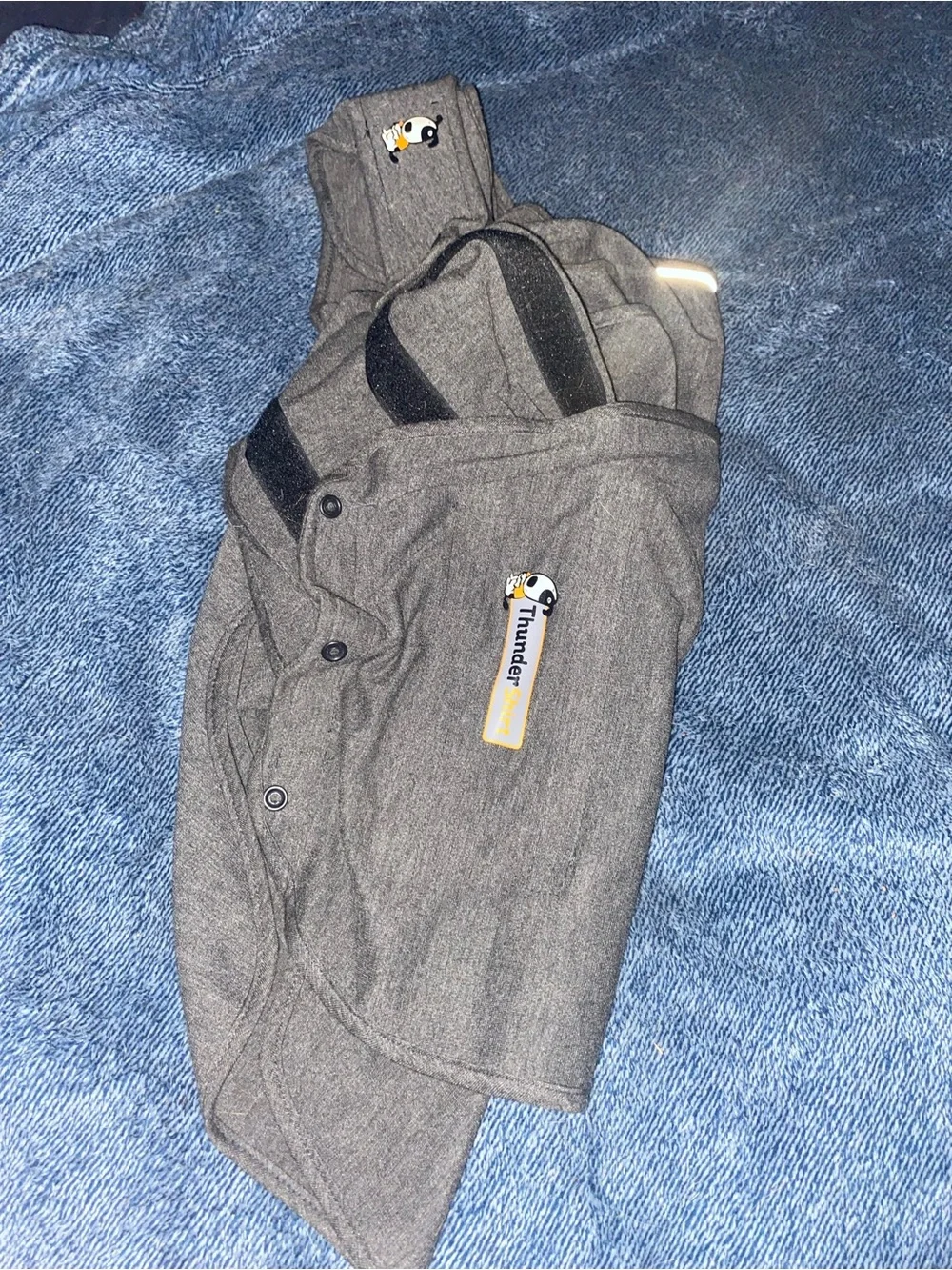 Thundershirt Gray Calming Dog Wrap with Puppy Patch